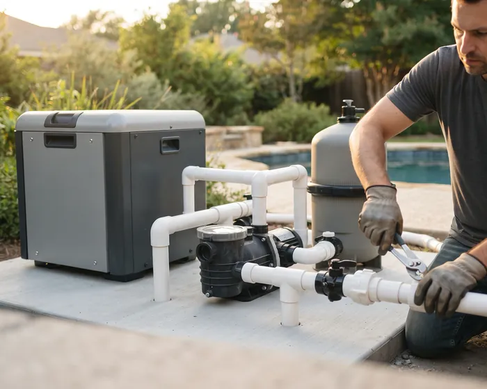 Equipment Installation by Happy Pool Care Pros